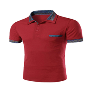 Chemises pour hommes OEM avec logo personnalisé par sublimation, 100 % coton, design avec poche, séchage rapide, respirantes, décontractées, mode, vente en gros, manches courtes - Product Image 2
