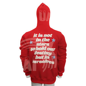 เสื้อฮู้ดดี้ผู้ชายแบบซิปเต็มตัว พิมพ์ลายนูน 3 มิติ ดีไซน์สั่งทำพิเศษ คุณภาพสูง สไตล์ใหม่ ปี 2026 ผ้าฝรั่งเศสเทอร์รี่คอตตอน พร้อมโลโก้ 3 มิติ ปิดคลุมทั้งใบหน้า - Product Image 3