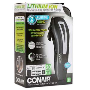 Kit de Recortadora de Pelo Inalámbrica de Iones de Litio de 20 Piezas, con Cuchillas Ajustables de Acero Inoxidable, Alimentación USB, para Afeitar el Pelo y la Barba, Enchufe Tipo US - Product Image 1