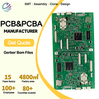 Conception de circuits imprimés double face personnalisée Gerber, carte prototype personnalisée, service d'assemblage de circuits imprimés clés en main, circuit imprimé