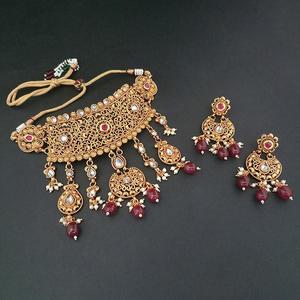 Ensemble de collier en cuivre de création réelle FBB0138C AD Stone Choker Fine Jewelry Sets - Product Image 1