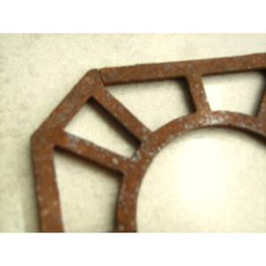 Kitchen Counter <b>Trivet</b> for Hot Dishes Vintage <b>Cast</b> <b>Iron</b> Metal <b>Trivet</b> for Hot Pots and Pans Red Decorative Hot Pad Mats - Product Image 6