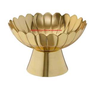 Cuenco DE SERVICIO DE METAL personalizado de aluminio esmaltado blanco hecho a mano más vendido y de alta calidad - Product Image 4