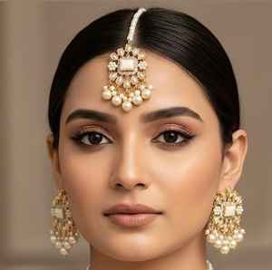 Mehndi Plating Modern CZ Stone Jewelry Elegant CZ Stone Festival Necklaces Fashion Jewelry Luxury Artificial Jewelry Export - Product Image 2