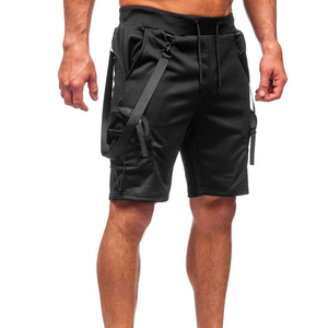 Pantalones cortos de carga rectos de Color sólido con logotipo y diseño personalizados de la mejor calidad para hombres, pantalones cortos deportivos para hombres, servicio OEM al por mayor - Product Image 3