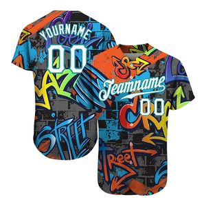 Logotipo totalmente personalizado Sublimación Camisetas de béisbol de secado rápido Venta al por mayor Hombres Nuevo diseño Softball Jersey - Product Image 1