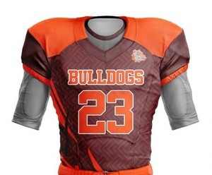 Maillot de football américain avec logo personnalisable pour hommes et femmes, vêtements respirants en couleurs sublimées, Offre Spéciale pour adultes - Product Image 5