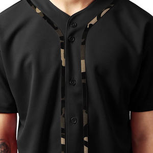 เสื้อเบสบอลแบบติดกระดุมเสื้อเบสบอลสำหรับผู้ชายเสื้อเจอร์ซีย์เล่นกีฬาแบบสั่งทำโลโก้ได้ - Product Image 5