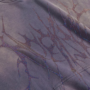 Sweat à capuche vintage délavé personnalisé pour homme, en coton peigné, imprimé français, coupe oversize, streetwear vierge, effet délavé à l'acide - Product Image 6