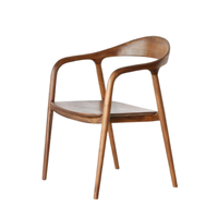 Chaise de salle à manger en bois de teck chaise de salle à manger en bois de frêne chaise de salle à manger de haute qualité du milieu du siècle exportation directe d'usine vers l'amérique