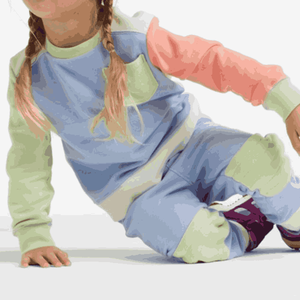 ชุดเสื้อผ้าเด็กฤดูร้อนสั่งทำขายส่ง ชุดวอร์มคอกลมผ้าฝ้าย ชุดจ็อกกิ้งไซส์ใหญ่สำหรับเด็ก พิมพ์ลายกันลม - Product Image 4