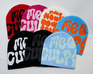 Gorro de cúpula de invierno de punto Jacquard personalizable OEM 2025, gorro sin puños colorido a granel con gorros de etiqueta privada - Product Image 1