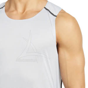 Vêtements de fitness respirant tricoté décontracté hommes débardeur 100% coton haute qualité séchage rapide - Product Image 3