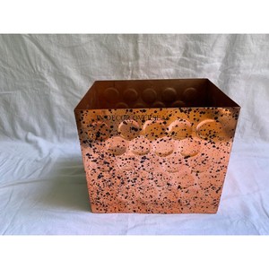 เครื่องปลูกต้นไม้ทรงกลมทำจากทองแดงเกรดสูงชุบทองทนทาน - Product Image 2