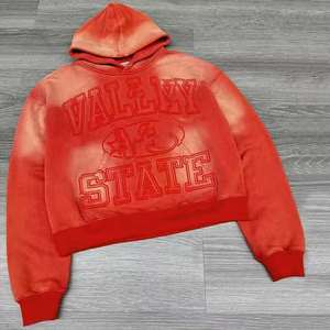 Fabricación de ropa personalizada, venta al por mayor, sudaderas con capucha para hombre, ropa 100% algodón, sudadera térmica desgastada, moda para hombre - Product Image 3