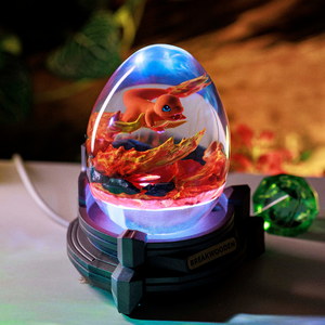 Lamp custom resin, Snolax lamp resin, custom night light, po.ke.mon lamp epoxy, art deco lamp, Personalized gift, Handmade gift - Product Image 2