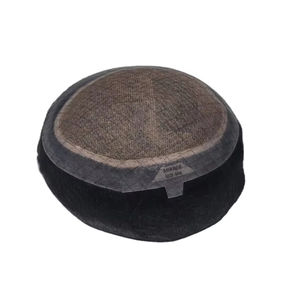 Miraje Model Taz BD Indian Remy Human Hair <b>Toupee</b> Wig with 100% Density Natural Loose Deep Wave & Body Wave Lace PU Base - Product Image 5