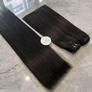 Extension de cheveux humains vierges vietnamiens super doublement étirée de qualité 13A, extension de cheveux humains vietnamiens bruts - Product Image 4