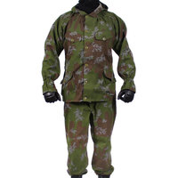 Ensemble uniforme tactique de garde imperméable respirant Rip-stop camouflage veste pantalon protection UV polyester unisexe