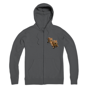 Cheetah Brothers Premium <b>Zip</b> Hoodie for Adults 6XL Knitted Fabric Zipper Embroidered Design Anti-Wrinkle Custom Printed Hoodie - Product Image 3