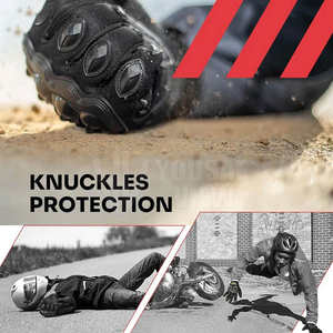 Gants de moto, gants de protection pour la conduite, gants de motocross, gants de moto pour homme, gants de course avec équipement de protection - Product Image 3