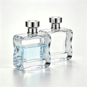 Wholesale US Stock Warehouse 100ml Square Luxury Designer Perfume Bottle EDP EDT Lasts 12h <b>Spray</b> Screw Cap Stainless Glass - Product Image 4