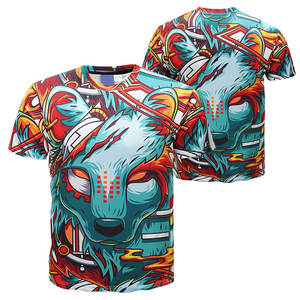 Camisetas Unisex de Moda 100% Poliéster, Diseño Personalizado, Casual, Sublimación, Impresión Digital, Tela de Lona, Manga Corta - Product Image 3