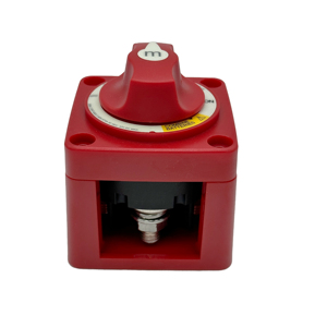 Interruttori Rotativi Serie M 6011 Mini Dual Circuit Plus Rossi con Manopola per Nautica, Camper, Roulotte - Product Image 4