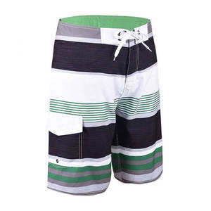 Precio al por mayor 100% algodón hombres secado rápido High Street Style Shorts Casual antiarrugas con patrón sólido sublimación - Product Image 4
