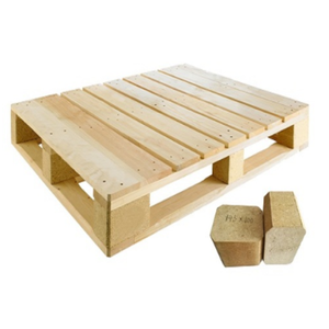 Palettes en bois massif pour utilisation en entrepôt Tailles pour stockage et expédition Structure de limitation des termites et des moisissures - Product Image 1