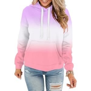 Design unique personnalisé Hoddies femmes sweats à capuche vierges femmes décontracté solide à manches longues pull ample hauts femme automne sweats à capuche - Product Image 4
