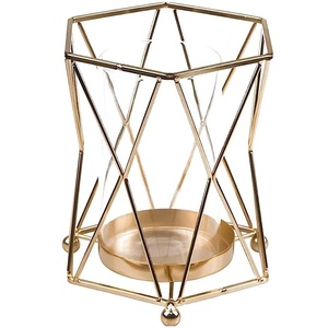 Brass Cone Metal <b>Candle</b> Stand <b>Set</b> Hardy Quality Metal Glass Holder Luxury Design <b>Candle</b> Holder Decorative - Product Image 4