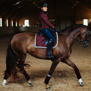 Vendaje de pierna de caballo para entrenamiento, envolturas de polo ecuestre personalizadas, envoltura de polo de protección y competición de lana suave personalizada - Product Image 3