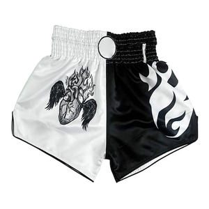 Short de Muay Thai pour hommes de haute qualité Séchage rapide et écologique Personnalisé avec impression Service OEM disponible Short de boxe - Product Image 3