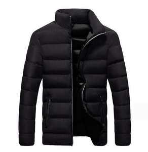 Veste matelassée à capuche en coton rembourré coupe-vent neuve, col montant, décontractée, épaisse, hiver, logo personnalisé, design frontal - Product Image 6