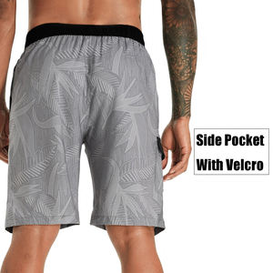 Wholesale Summer Swim <b>Trunks</b> Casual Board Shorts With Compression Lining Breathable Custom Printed Beach <b>Men</b> Shorts - Product Image 6