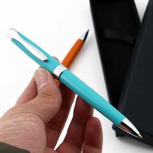 Bolígrafos Ejecutivos Metálicos Naranja Promocionales al por Mayor con Logotipo Personalizado - Product Image 5