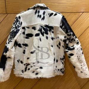 Chaqueta de cuero de vaca de Estilo Vintage para hombre, precio al por mayor, chaqueta de cuero de vaca a prueba de viento Lisa informal de Material duradero - Product Image 2