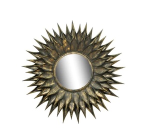 Miroir mural en métal de designer fait à la main de qualité supérieure miroir mural décoratif exporté en gros - Product Image 1