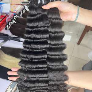 Más vendidos 2024 Deep Wave Human Hair V Tips I Tips, K Tips, Flat Tips Virgin Raw Hair Lace Closure Sin procesar One Donor - Product Image 4