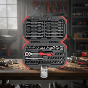 ชุดประแจบิต/ซ็อกเก็ต GEDORE RED 51 ชิ้น ขนาด 1/4 นิ้ว 4-14 มม. ระยะพิทช์ 72 มม. - Product Image 3