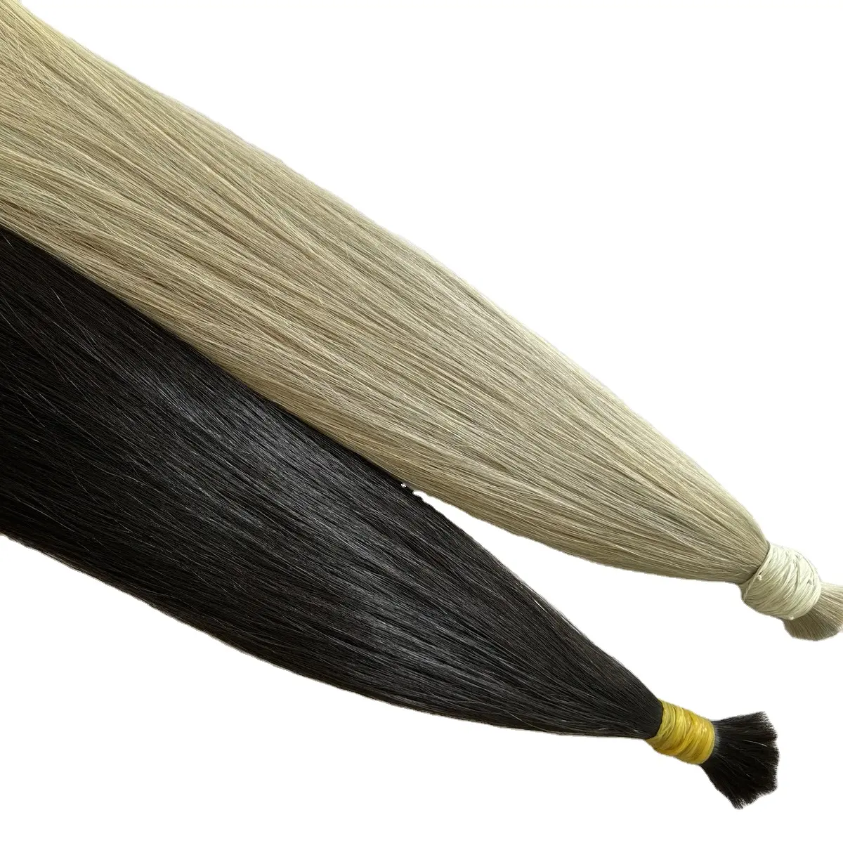Toptan saç bakire manikür 100% vietnamlı saçı insan saçı toplu, toplu saç satın, toplu örgü