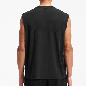Débardeur surdimensionné de haute qualité pour hommes OEM pour la performance d'entraînement de gymnastique Couper les hauts actifs - Product Image 2