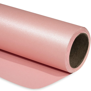Papel artesanal de un solo lado de 76,2 cm X 4,87 M, envoltura Rosa mate elegante, papel de regalo colorido, boda, San Valentín, cumpleaños, Navidad - Product Image 1