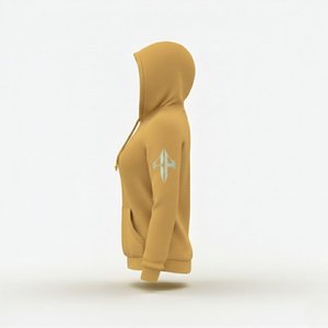 Sweat à capuche pour femme de haute qualité, 100% coton, polaire, 300g, séchage rapide, respirant, décontracté, pour l'hiver - Product Image 2