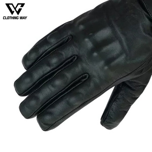 Gants de moto personnalisés en gros, respirants, compatibles avec les écrans tactiles, imperméables, durables, en cuir, avec sangle de poignet réglable - Product Image 6