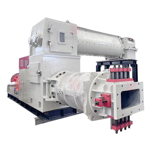 Gốm sứ sản phẩm xi măng vật liệu xây dựng sản xuất máy đùn trục vít đơn chân không khối rỗng Máy làm - Product Image 1