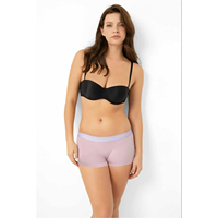 Ropa Interior Femenina de Cintura Media, Sólida, Fresca y de Alto Rendimiento, Cómoda y Elegante, Tejida, Tipo Boyshort, Deportiva, 100% Algodón para Adultos