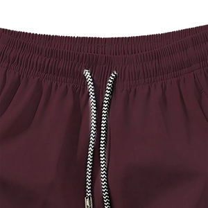Shorts de course à séchage rapide pour hommes, légers, respirants, pour le sport, la gym, l'entraînement, la plage, avec poches zippées au milieu - Product Image 5
