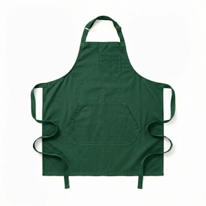 Delantal de Lona Naranja sin Mangas con Bolsillos, Resistente al Agua, Ecológico, Lavable a Máquina, para Artículos de Limpieza - Product Image 3